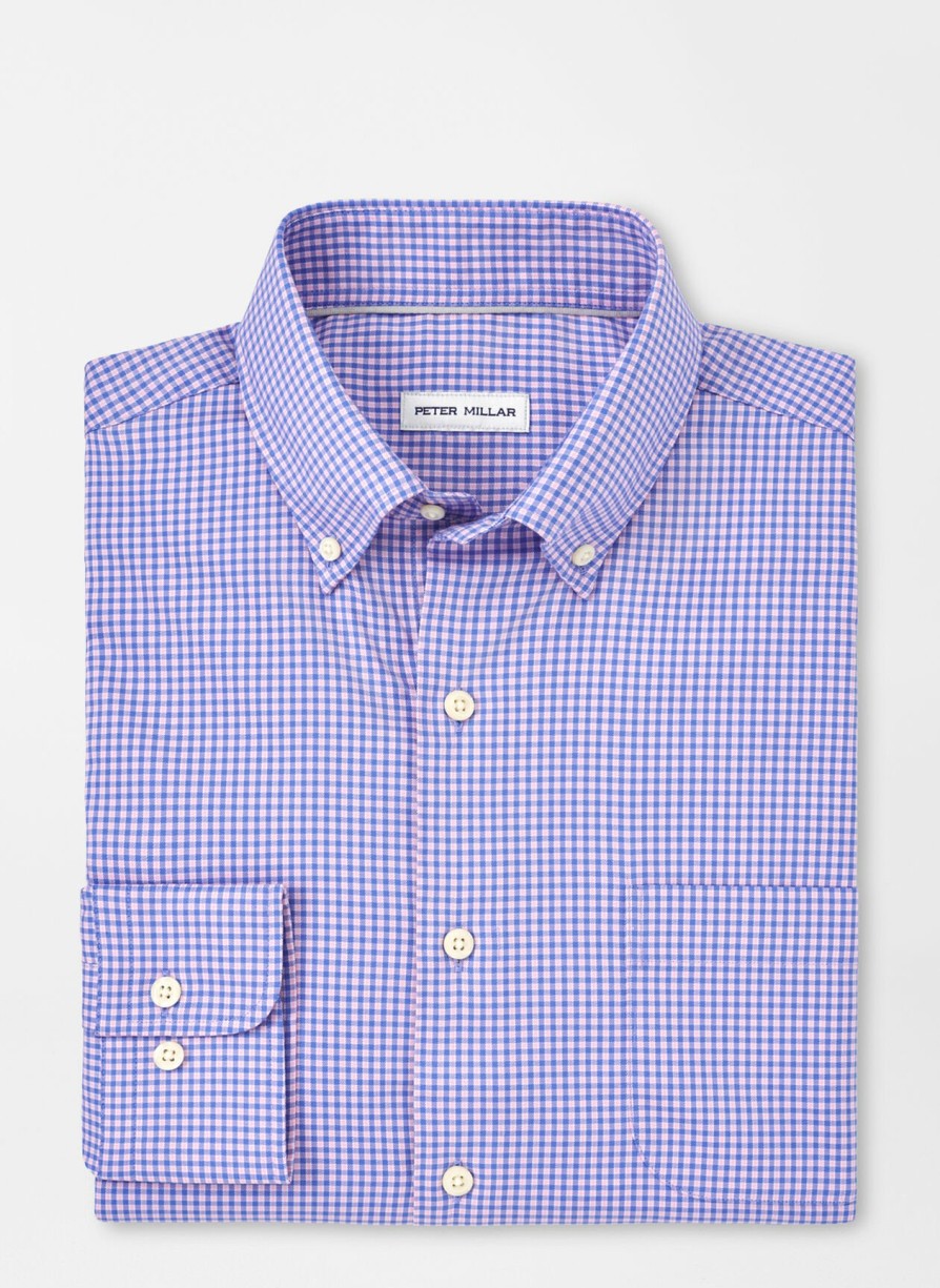 Peter Millar Winthrop Crown Lite Cotton-Stretch Sport Shirt Clearance