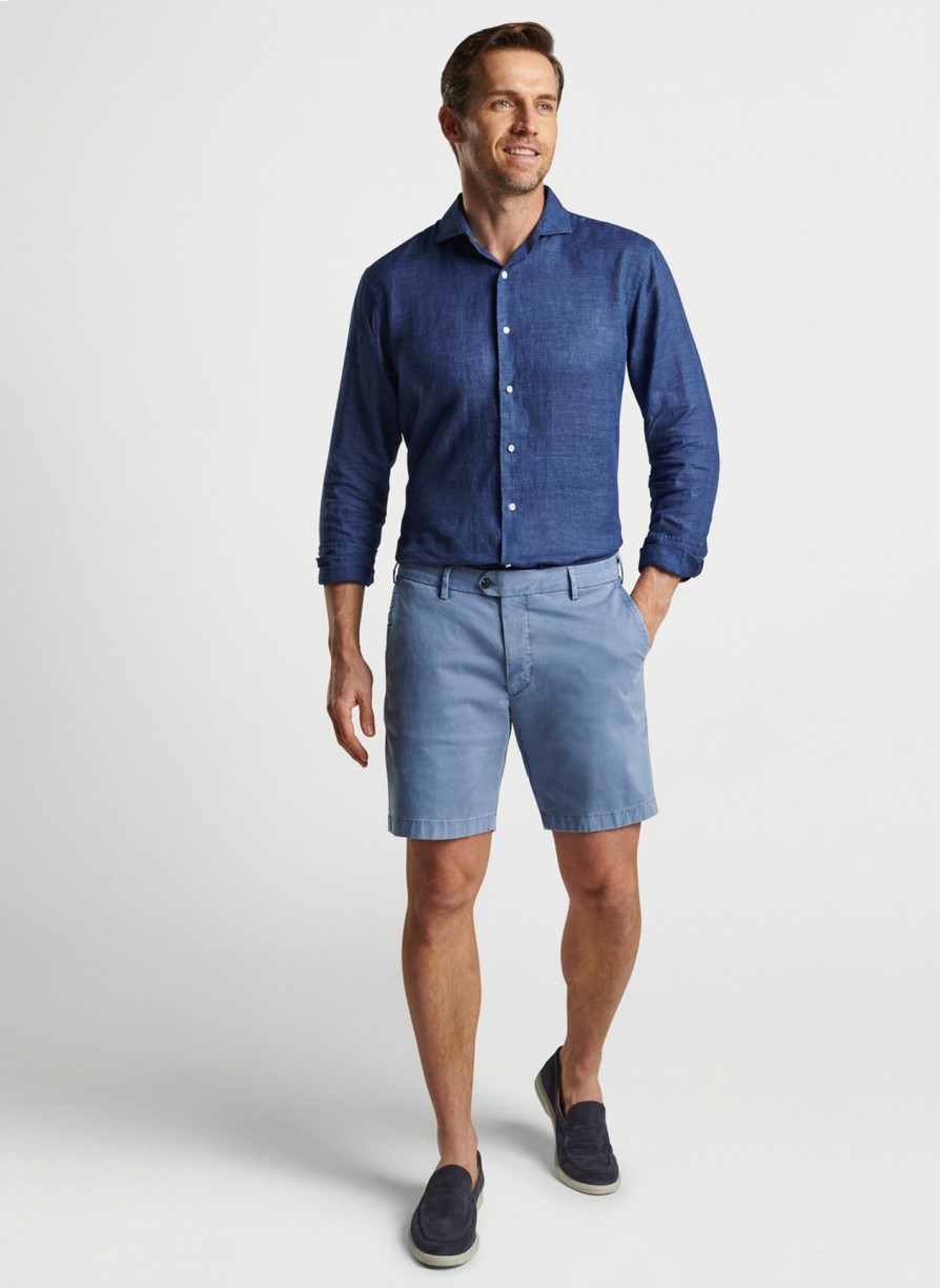 Peter Millar Concorde Garment-Dyed Short New