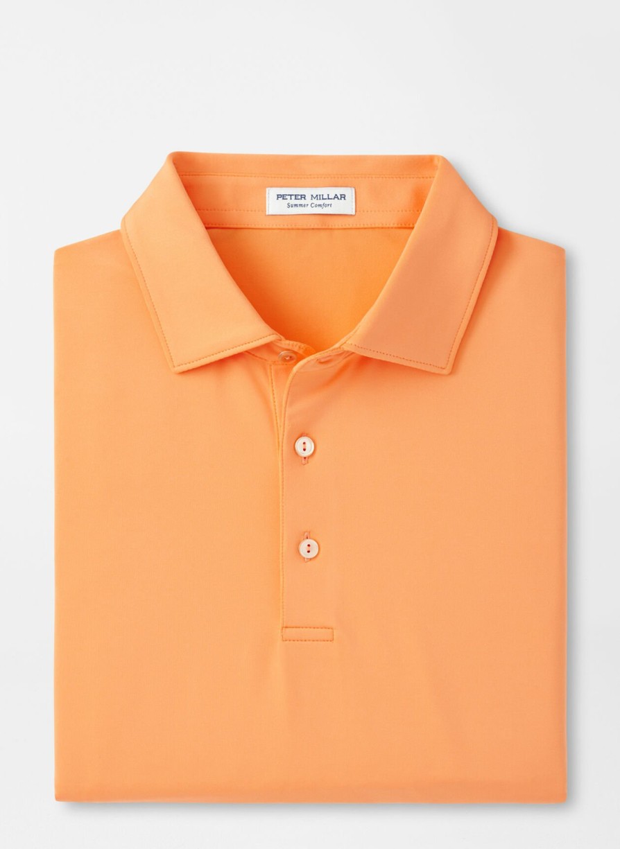 Peter Millar Solid Performance Jersey Polo (Sean Self Collar) Online