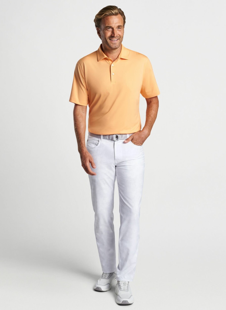 Peter Millar Solid Performance Jersey Polo (Sean Self Collar) Online