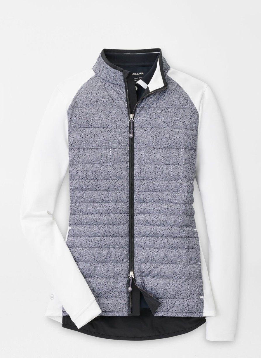 Peter Millar Hexagons Print Merge Hybrid Jacket Clearance