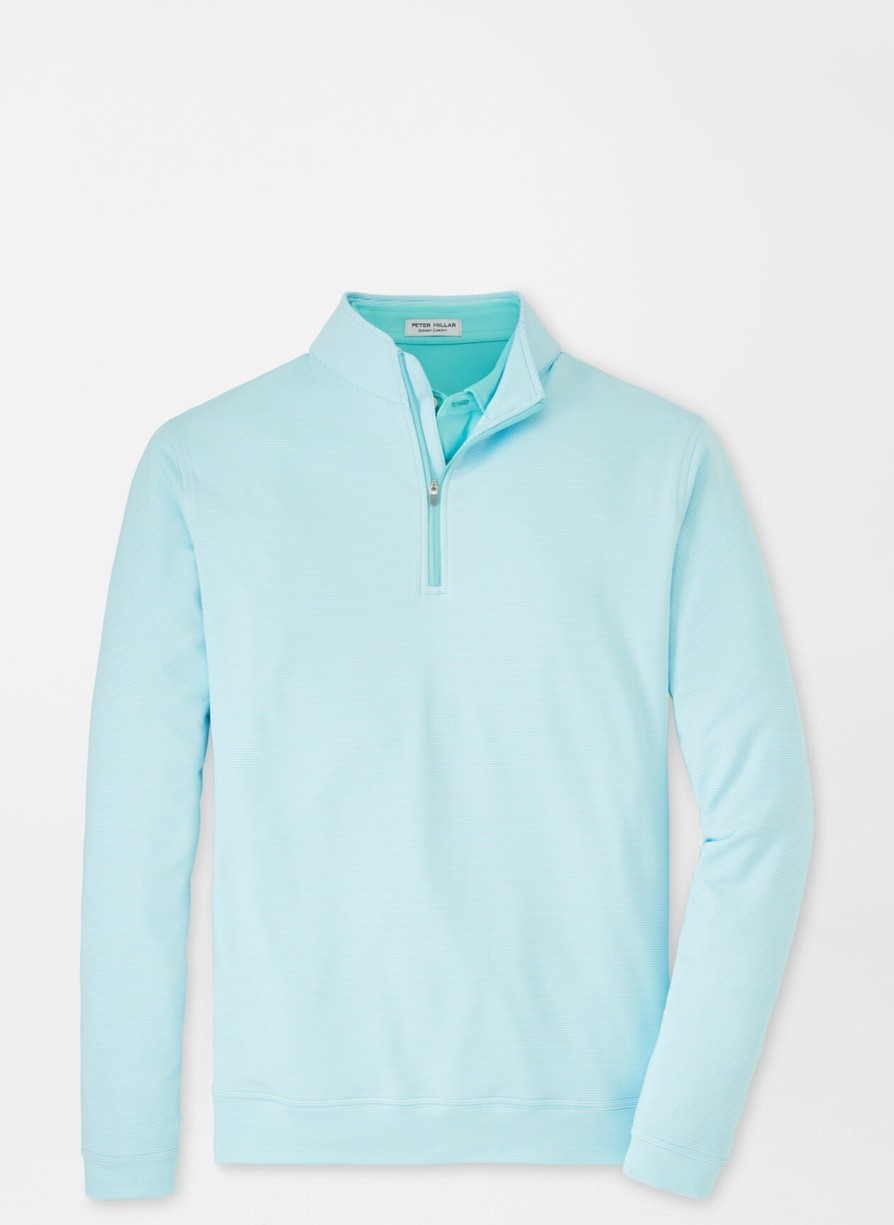 Peter Millar Perth Sugar Stripe Performance Quarter-Zip Wholesale