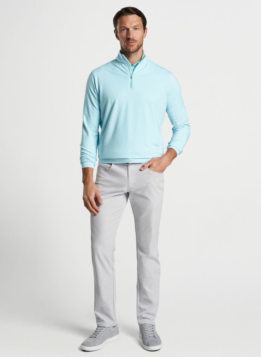 Peter Millar Perth Sugar Stripe Performance Quarter-Zip Wholesale