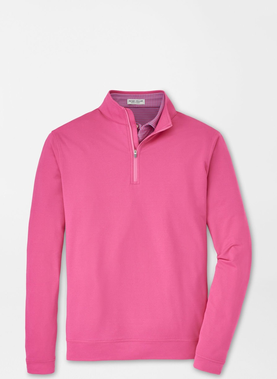 Peter Millar Perth Melange Performance Quarter-Zip Clearance