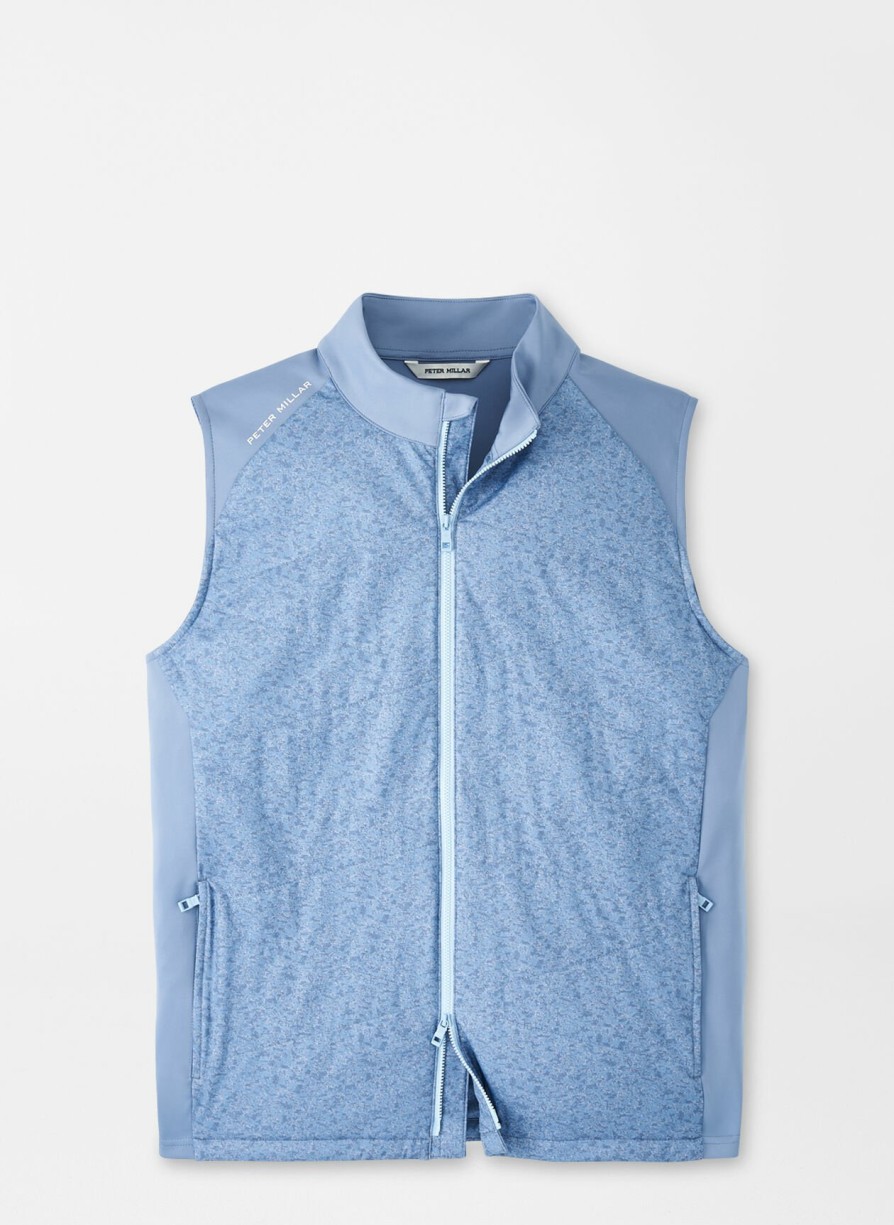 Peter Millar Fuse Abstract Hybrid Vest Hot