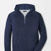 Peter Millar Holden Quarter-Zip Hoodie Sweater Clearance