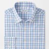 Peter Millar Roxbury Performance Poplin Sport Shirt Clearance