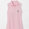 Peter Millar 124Th U.S. Open Banded Sport Mesh Sleeveless Button Polo Hot