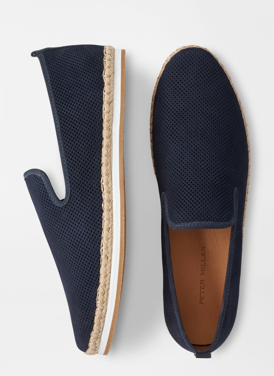 Peter Millar Coastal Perforated Slip-On Clearance