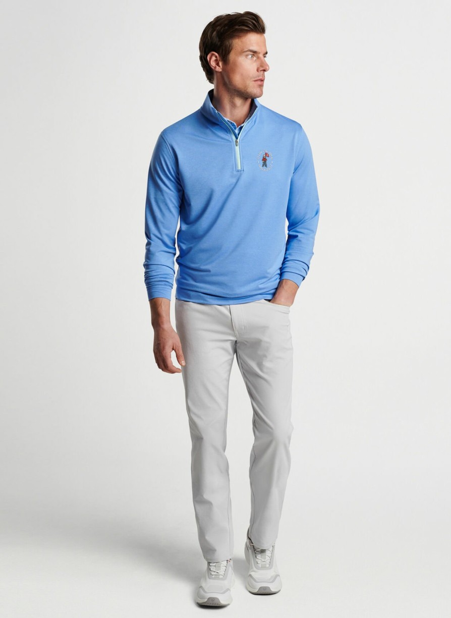 Peter Millar 124Th U.S. Open Perth Melange Performance Quarter-Zip New