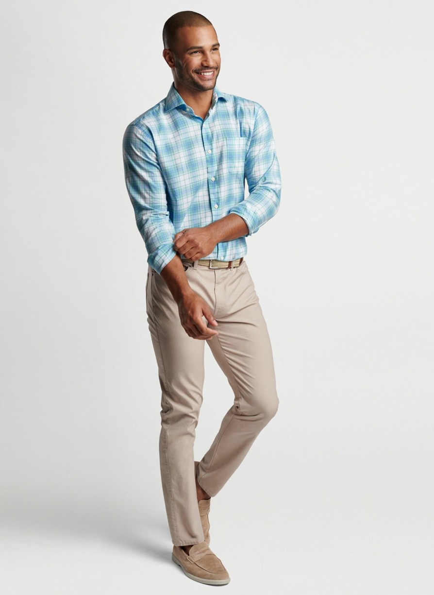 Peter Millar Lynden Summer Soft Cotton Sport Shirt Clearance