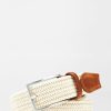 Peter Millar Waxed Braided Belt Hot