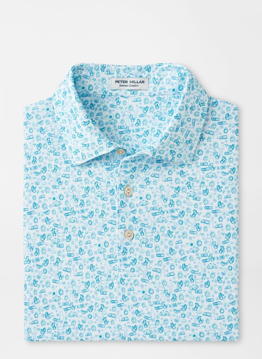 Peter Millar Deja Vu Performance Jersey Polo Clearance