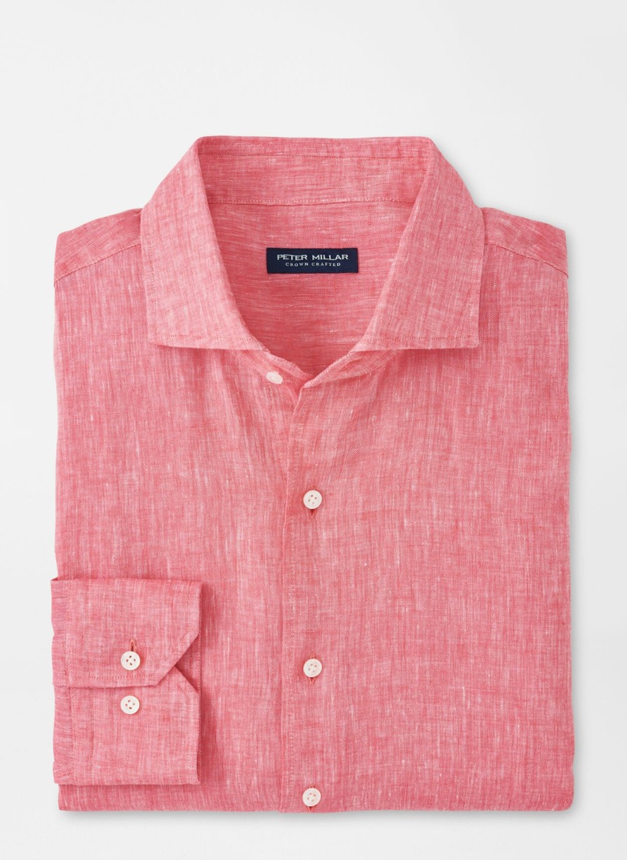 Peter Millar Veneto Linen Sport Shirt Wholesale