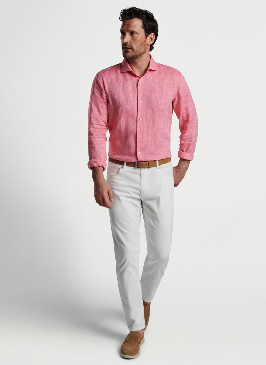 Peter Millar Veneto Linen Sport Shirt Wholesale