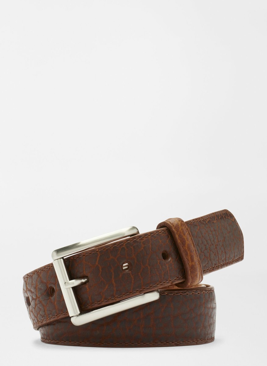 Peter Millar Pebble Bison Belt Wholesale