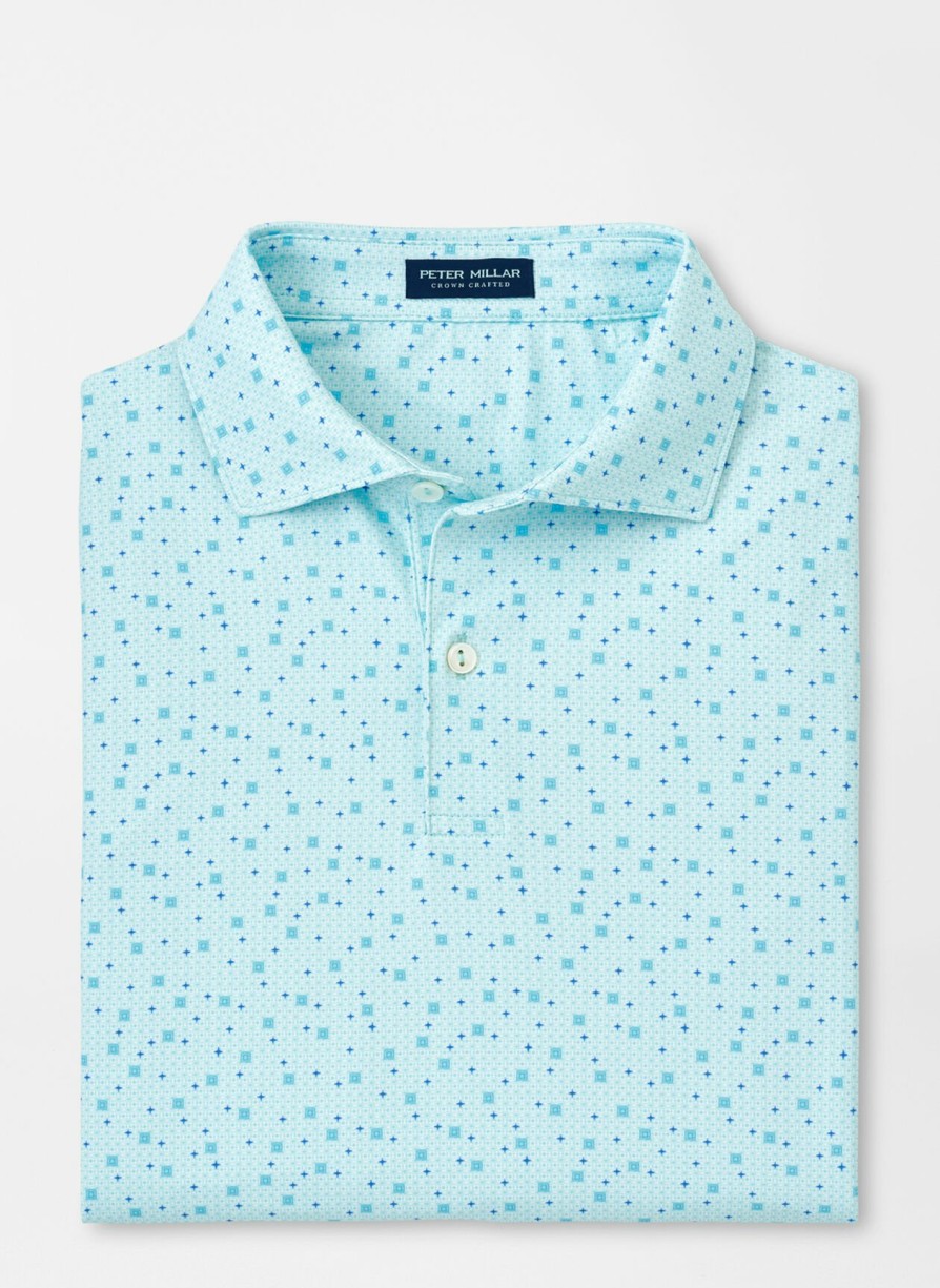 Peter Millar Diamond In The Rough Performance Jersey Polo Clearance