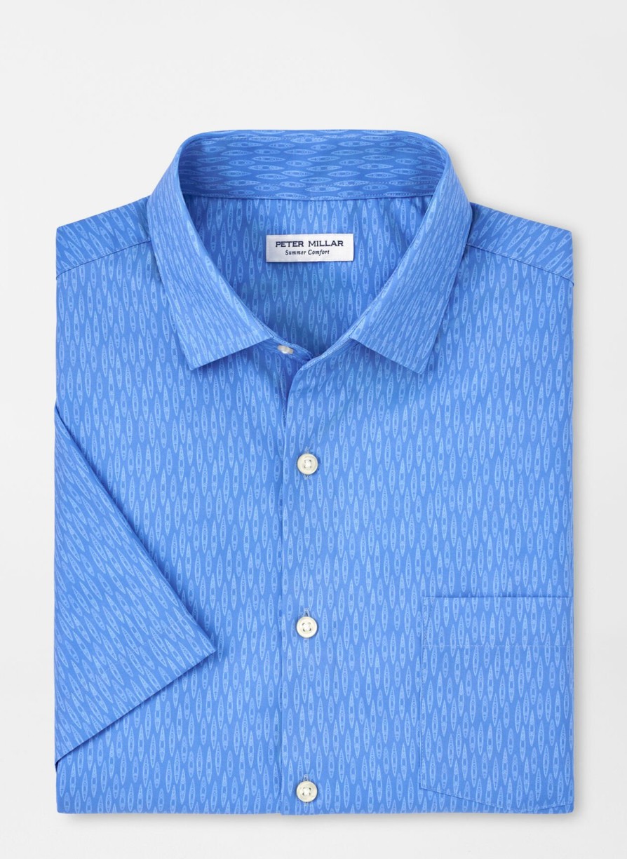 Peter Millar Kayaks Performance Poplin Sport Shirt Online