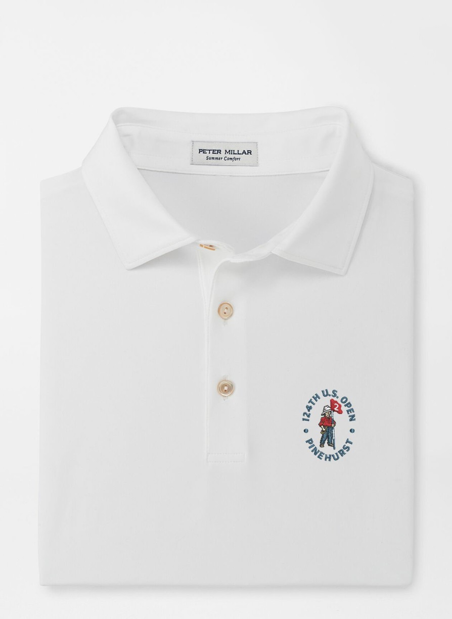 Peter Millar 124Th U.S. Open Solid Performance Jersey Polo Best