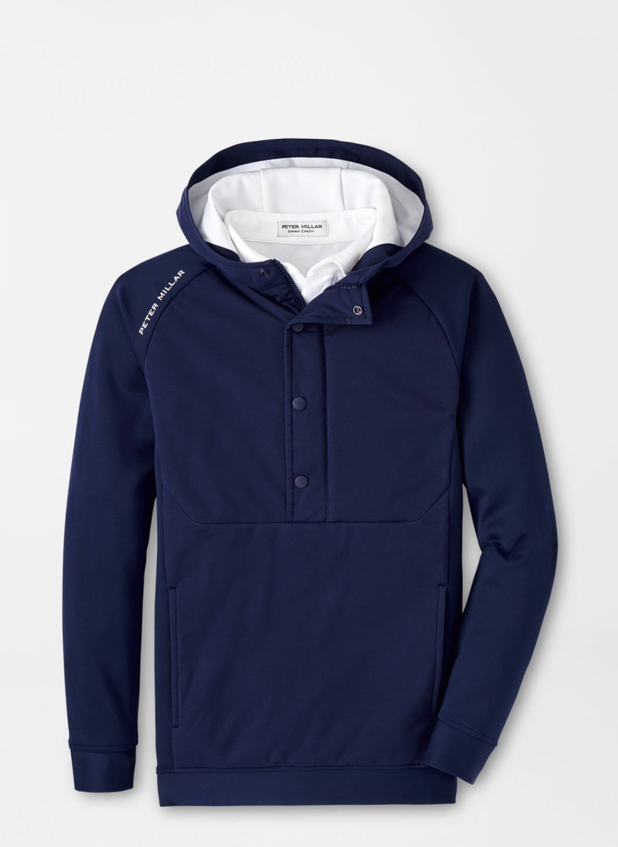 Peter Millar Weld Youth Half Snap Hoodie Clearance