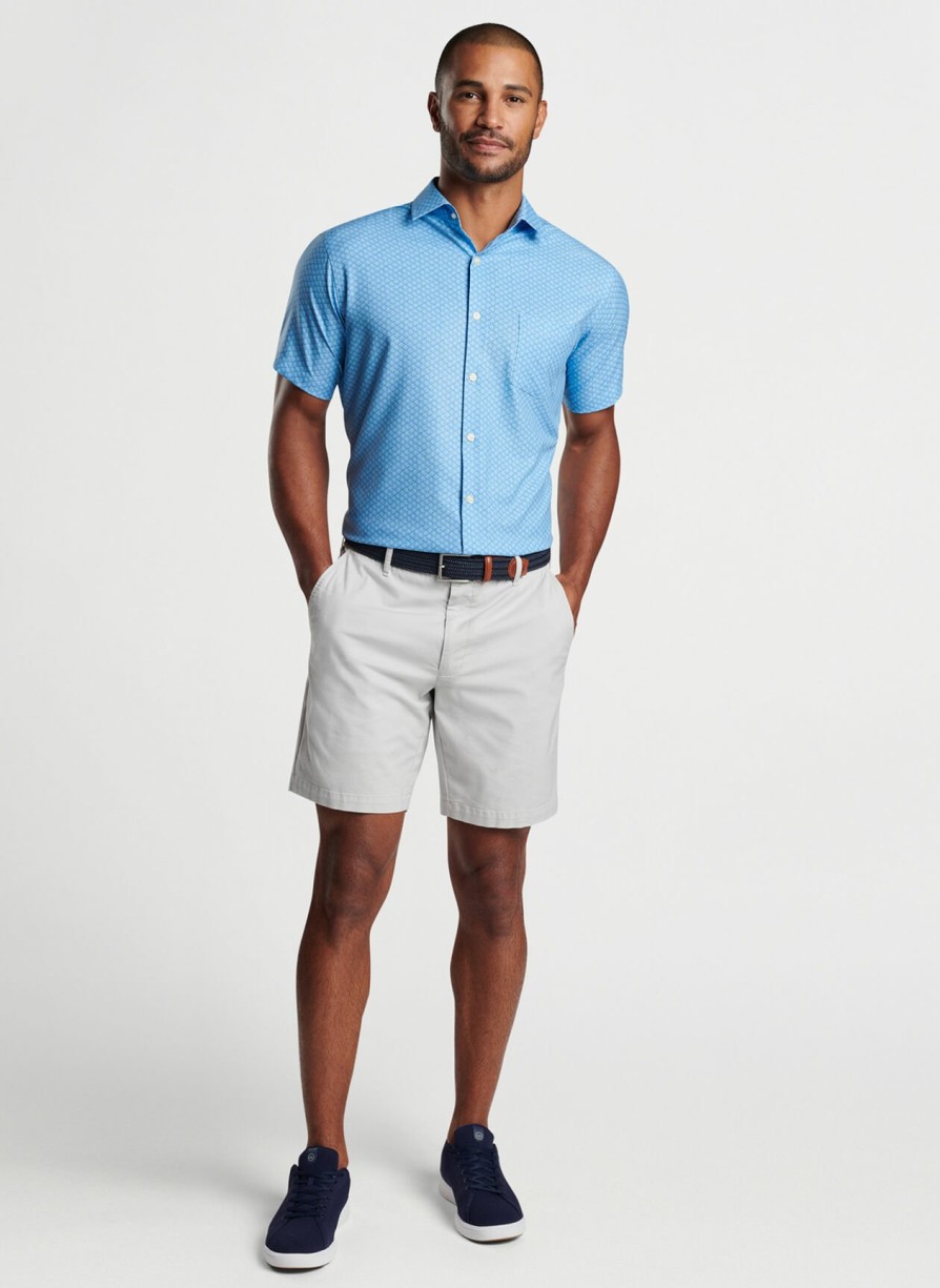 Peter Millar Clamming Performance Poplin Sport Shirt Online