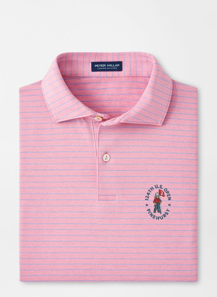 Peter Millar 124Th U.S. Open Duet Performance Jersey Polo New