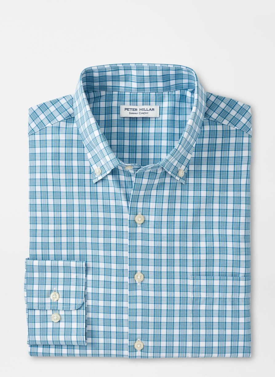 Peter Millar Murphys Performance Poplin Sport Shirt New