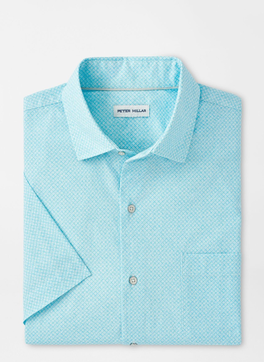 Peter Millar Piers Cotton-Stretch Sport Shirt Best