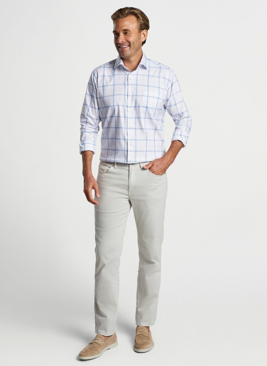 Peter Millar Abbot Crown Lite Cotton-Stretch Sport Shirt Wholesale