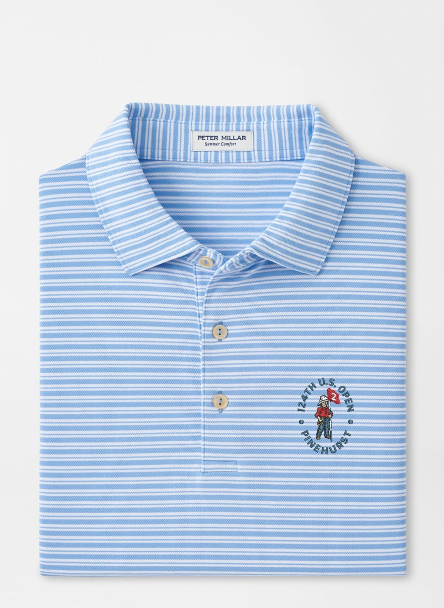 Peter Millar 124Th U.S. Open Dellroy Performance Mesh Polo New